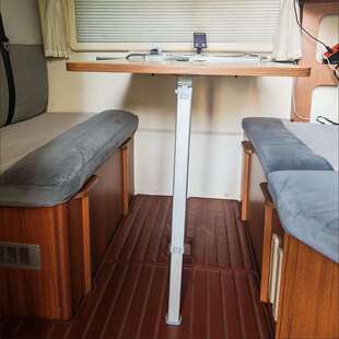 房车桌腿宿营车改装用品可伸缩桌腿车载小桌板顶部可折叠拆卸桌腿