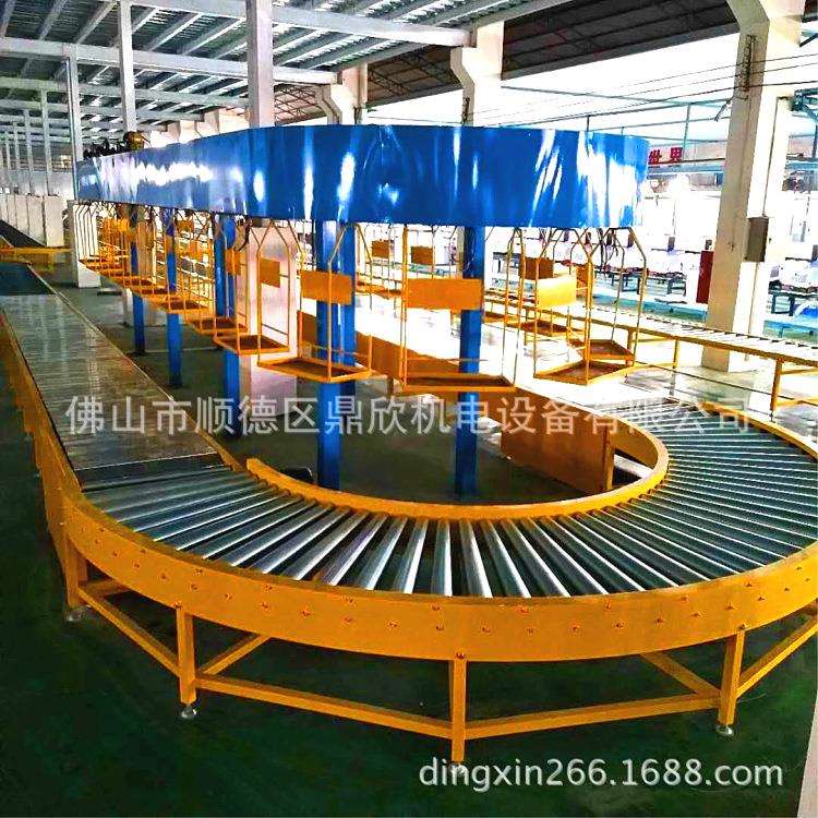 环形滚筒流水线组装生产线手动滚筒输送线电器包装输送机厂家