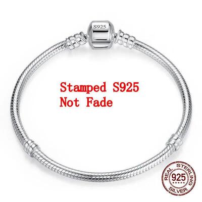 Handmade Original Fine Jewelry 925 Sterling Silver Charm Bra