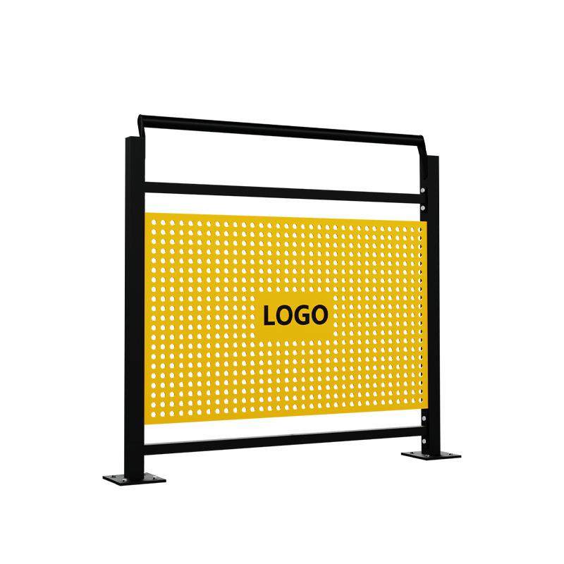 新款加厚区域划分护栏甬道围栏防护挡板走廊通道工厂冲孔板隔离网