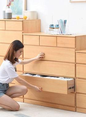 实五斗柜五简21830约室现代卧抽屉式经济型木斗橱储物收纳柜子多