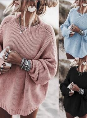 Knitted sweater plus size sweater jacket for women