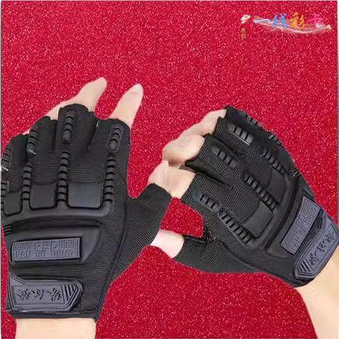 儿童战术战斗手套半指军迷小孩子特种兵自由