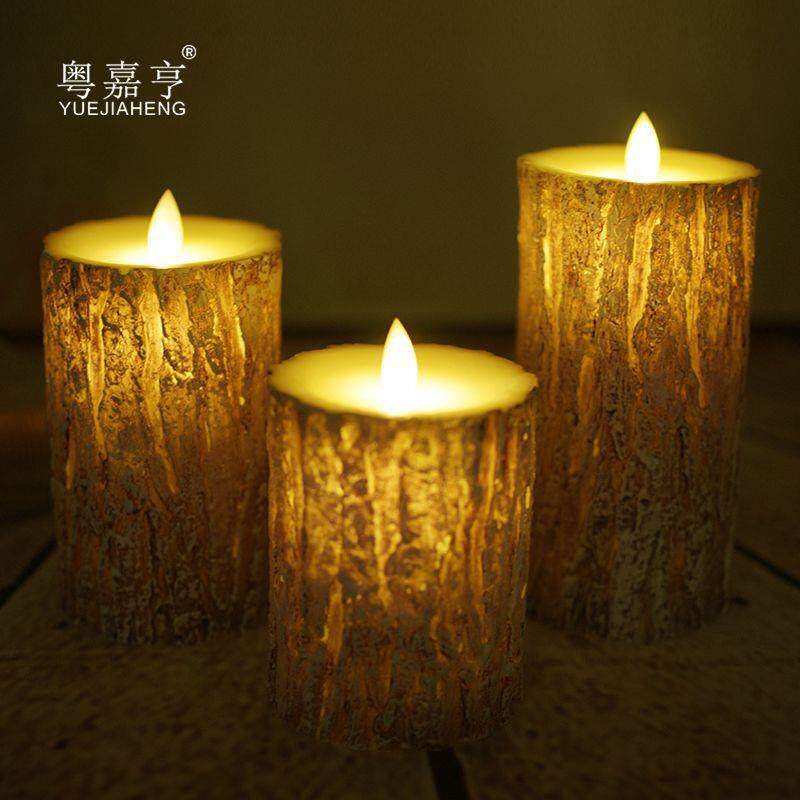小号松树摇摆电子蜡烛LED节日蜡烛生日派对蜡烛灯婚庆电子蜡烛灯