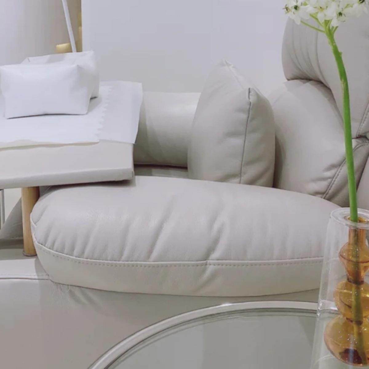 美甲桌椅套装电动1纹靠08度985平躺椅美甲美睫沙发背美脚足绣椅