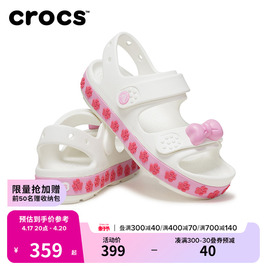 crocs卡骆驰儿童，卡骆班蝴蝶结儿童女，大童凉鞋沙滩鞋210028