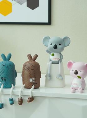 可爱少女心家居装饰树脂牛油果摆件吊脚人偶创意桌面小摆设品礼物