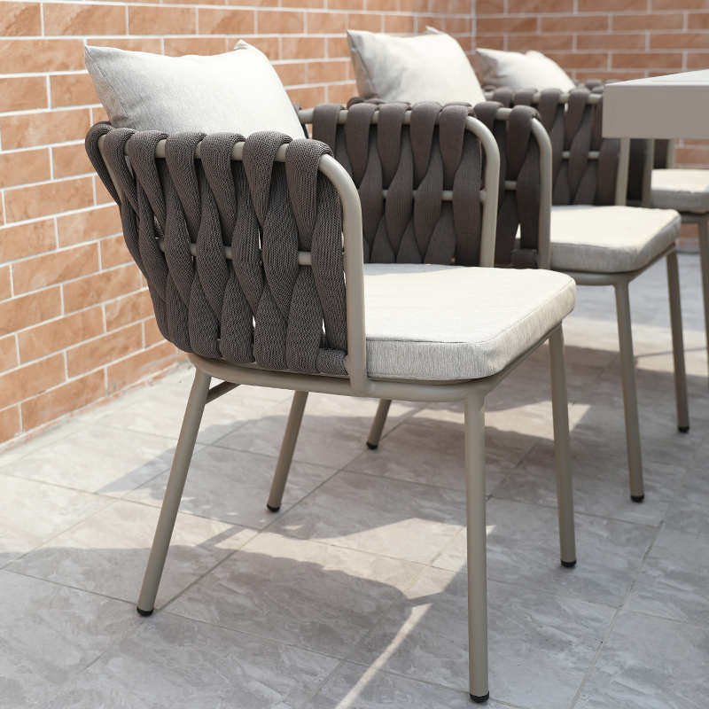 户外北欧创意编藤桌椅庭院花园院子铝合金桌露天露台休闲拉绳桌椅,商业/办公家具,商用藤编家具,淘宝优惠券,粉丝福利购,淘宝优惠卷