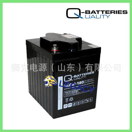 德国Q-BATTERIES蓄电池6AGM-390海洋船舶稳压升降机牵引电瓶