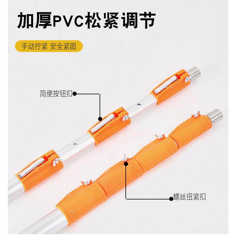 新款直销新款摘槟榔刀伸缩杆12米6节7米10米14米槟榔杆割椰子定位