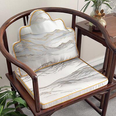 椅垫坐垫中式太师椅圈新垫椅沙发茶椅靠山DLD云朵枕防新中式枕坐