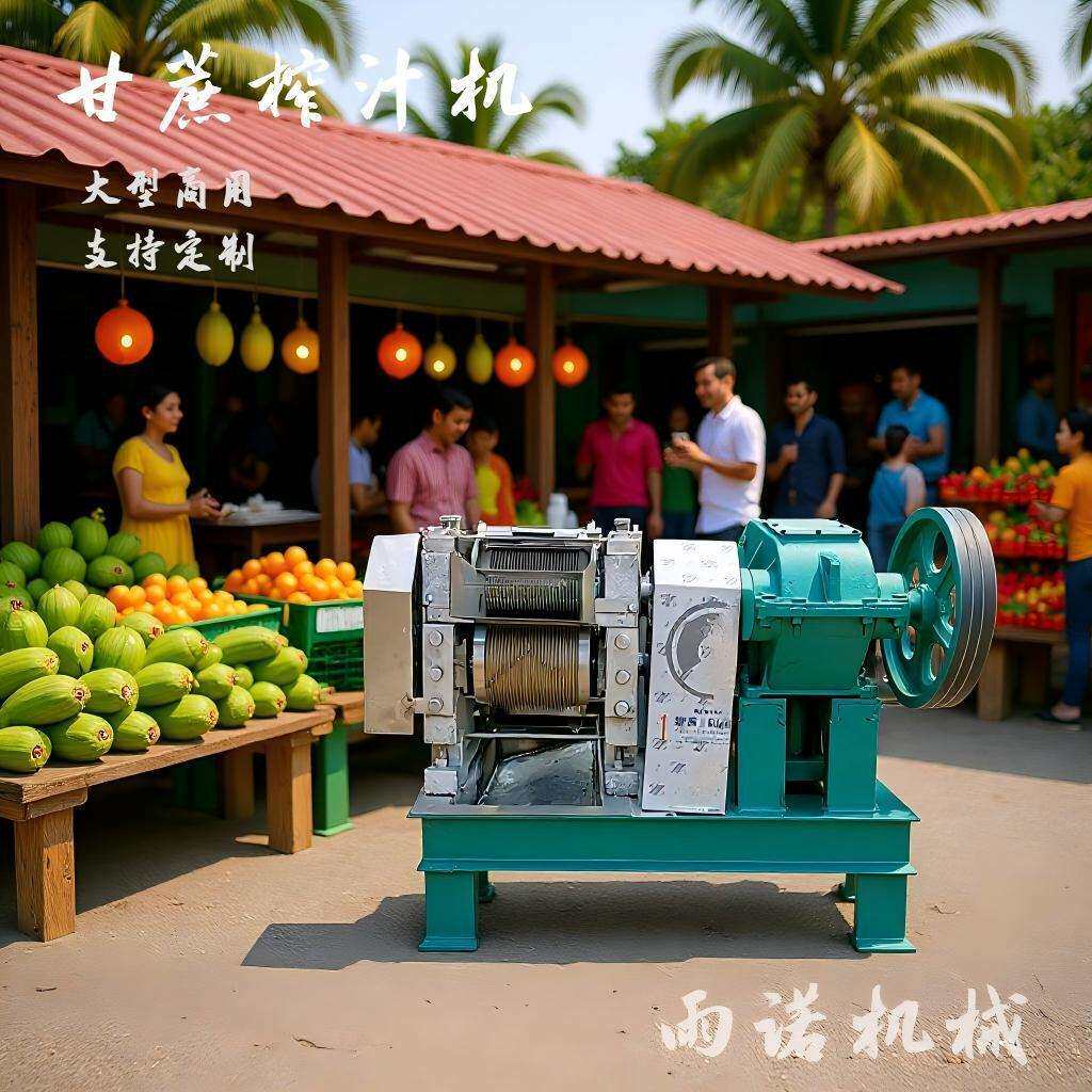 商用大型机械设备糖厂甘蔗切断压榨机甘蔗机全自动甘蔗榨汁机