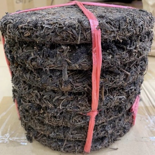 50年代無(wú)紙大紅印綠飛生茶357g云南普洱茶蟲屎遍布 陳香藥香甘甜
