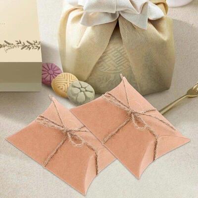 50 Pcs Paper Gift Pillow Packaging Small Size Lightweight