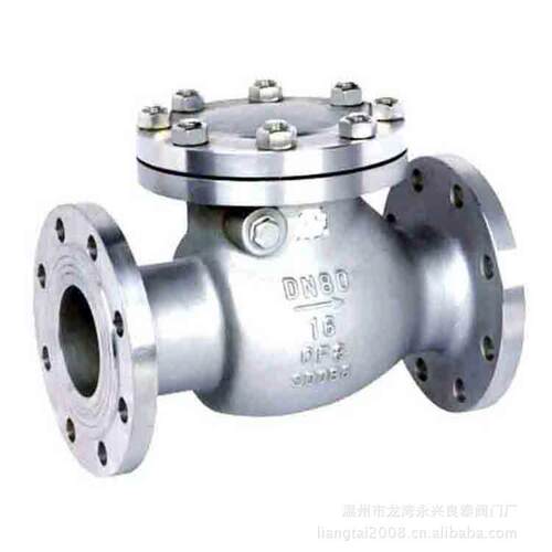 供应H44W旋启式DN150法兰止回阀,材质不锈钢
