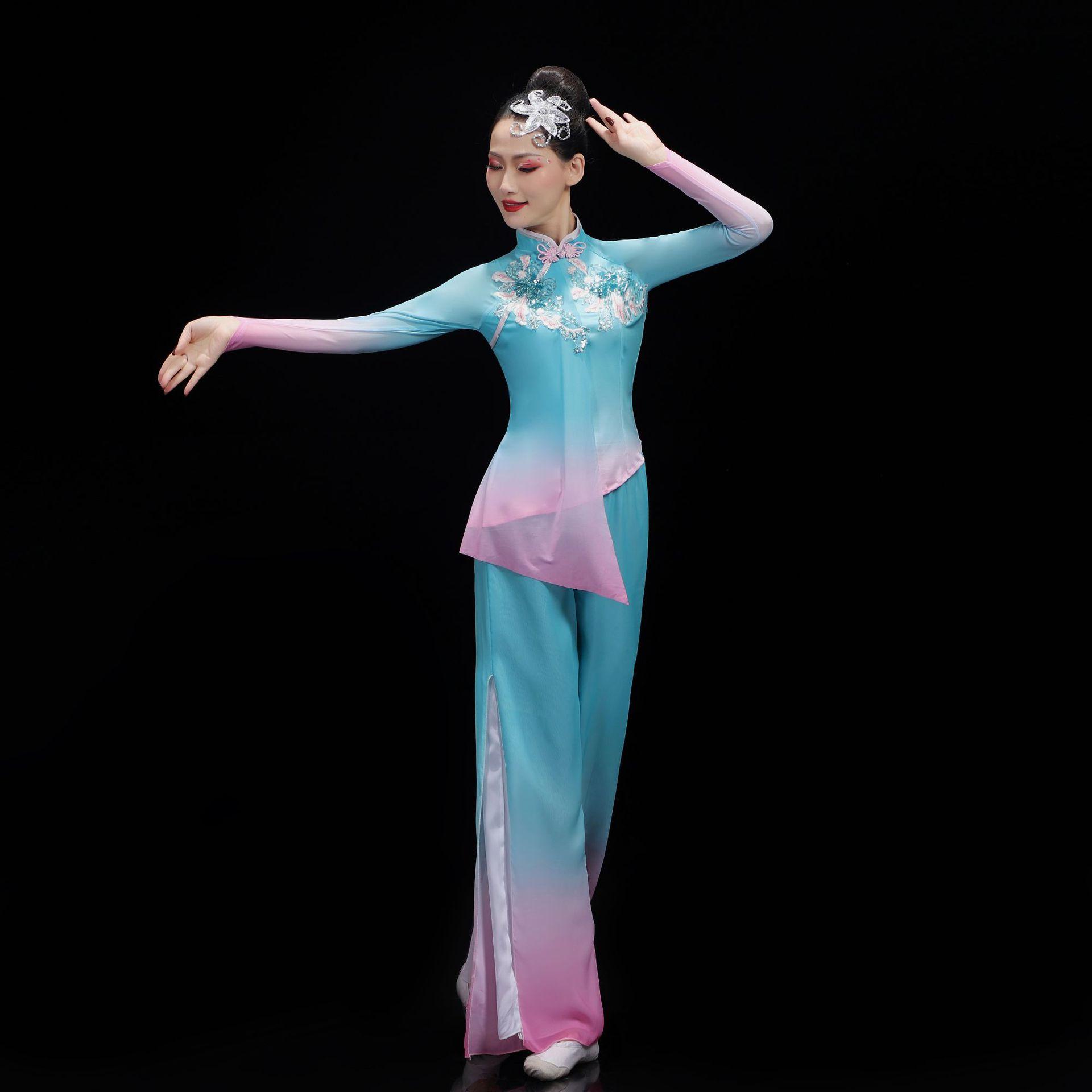 舞蹈服装艺考江南演出民族舞台装