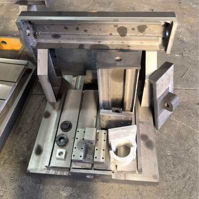 机床机光机 加工裸机铸铁件cnc机架雕刻 铸铁件4040