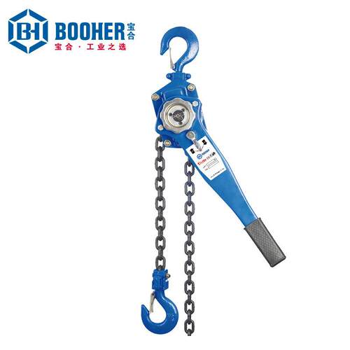 Booher宝合起重工具 手拉葫芦0.75T/1.5T/3T/6T/9Tx1.5m 多规格