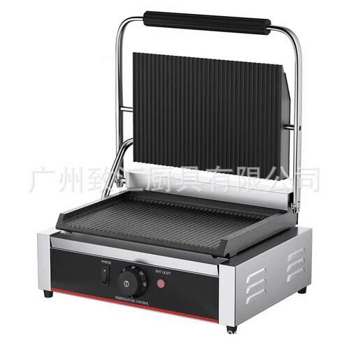 商用全坑压板扒炉811E牛排汉堡工厂直供
