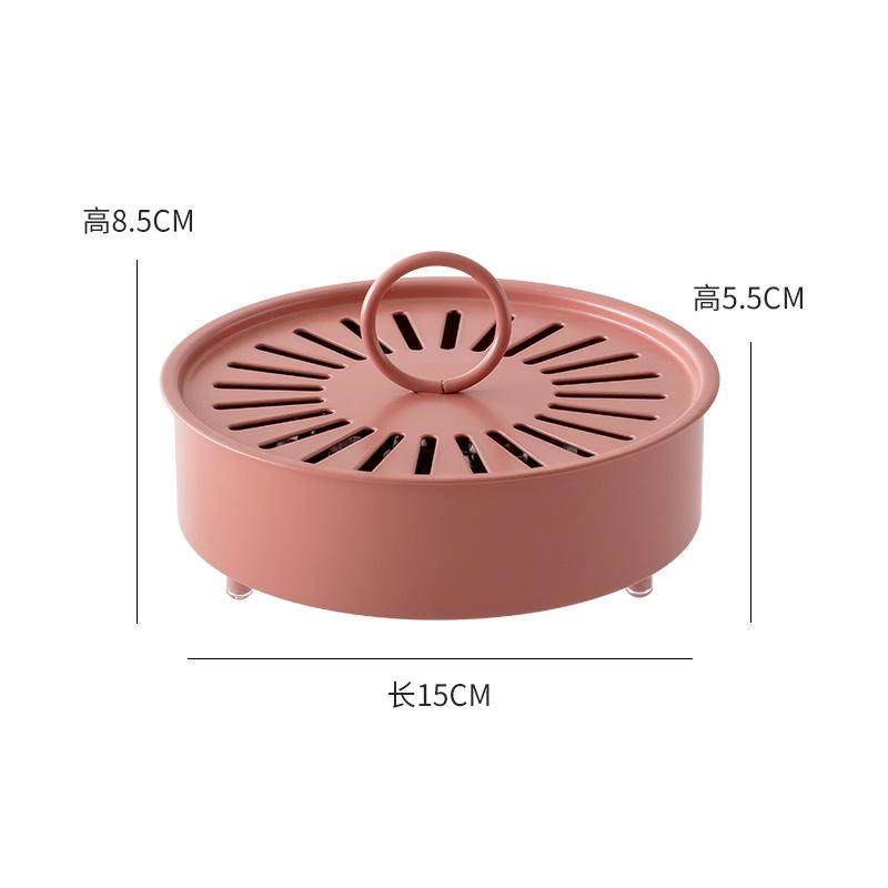 蚊香盘托家用蚊香盒蚊香架防火防烫带盖放檀香可爱蚊香炉盒子,居家日用,其它,淘宝优惠券,粉丝福利购,淘宝优惠卷