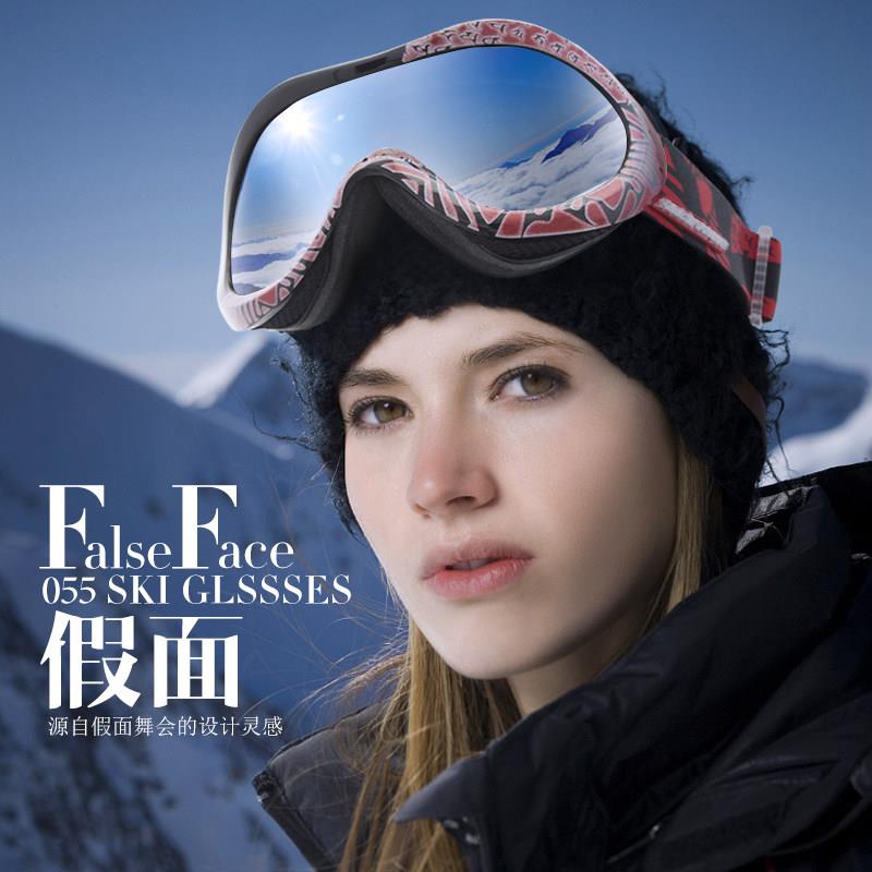 清仓特价双层滑雪镜球面防雾男女雪地护目镜柱面防风雪镜滑雪装备