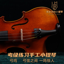 欧料枫木云杉木初学者标准，练习手工小提琴考级演奏学习专业学生