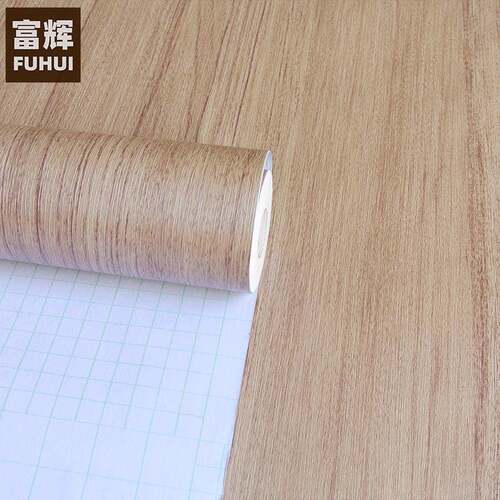 加厚木纹贴纸自粘墙纸防水家具衣柜防潮电器展柜装饰贴膜波音软片