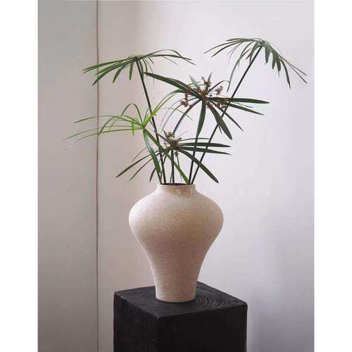 NTSTUDIO | 侘寂风陶瓷花级感简约日式水培花器客厅玄关摆件