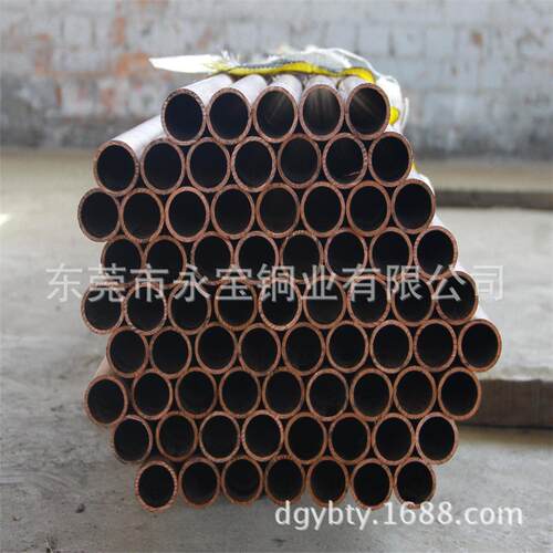 T2挤压紫铜管 108*2.5 89*2.5大口径红铜管 厚壁紫铜盘管生产