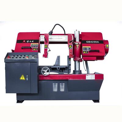 金属带锯床小型带锯床双立柱卧式带锯床GB4230A