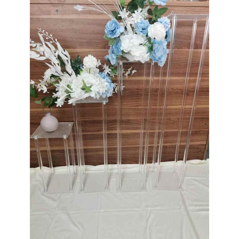 婚庆道具水晶路引亚克力甜品台摆件 T台梦幻婚礼主题装饰道具