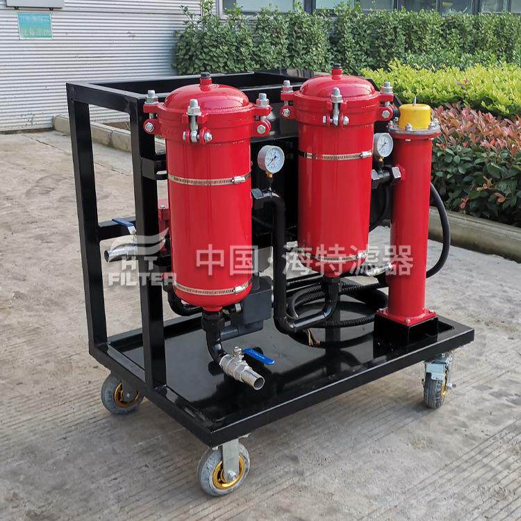 海特LYC高粘度油滤油机润滑油过滤3级过滤精度可调自带压力表