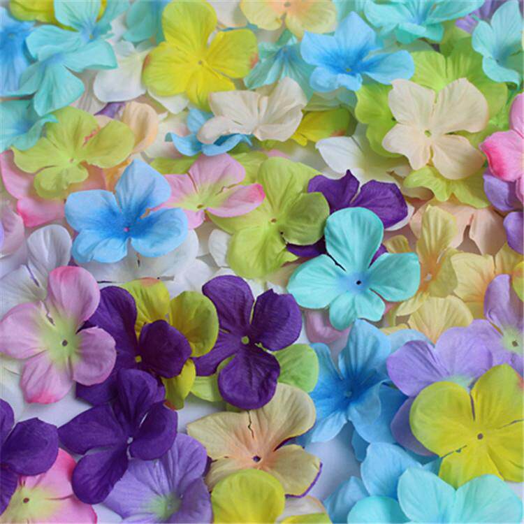 仿真绣球花花瓣 假花瓣绢布花片 婚庆用品撒花瓣diy手工材料