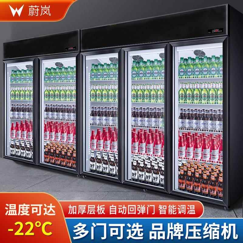 式冻柜超市单冷门冰柜肉品双门冰箱便利店291商用水制饺立汤圆速