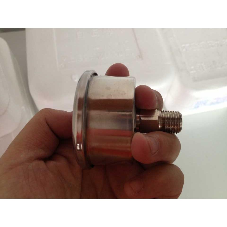 STCIF50MM轴向耐震压力表YN-50Z油压表防震压力表全量程螺纹1/4