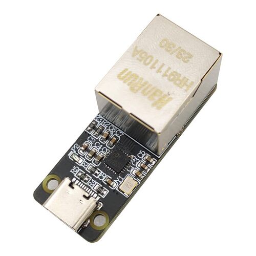 USB转网口网络CH397A模块USB转RJ45电脑Type-C/USB扩展以太网接口