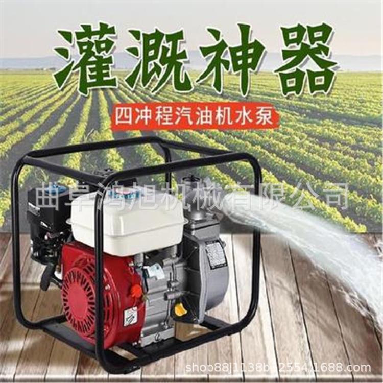 山林火灾救援泵便携式汽油机抽水泵 玉柴手推款3寸柴油机 汽油高