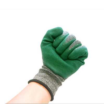 东涛6057橡胶手套 耐用耐磨手套 建筑工地机械制造棉纱通用手套