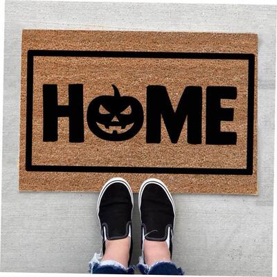 Cartoon Halloween Welcome Mat Print Doormat Anti Slip Floor