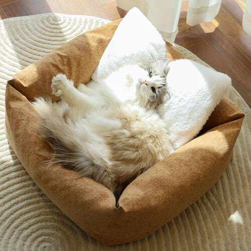 蝴用蝶结宠物沙发亲服软狗猫窝四季通狗窝565猫咪狗睡觉床柔垫子