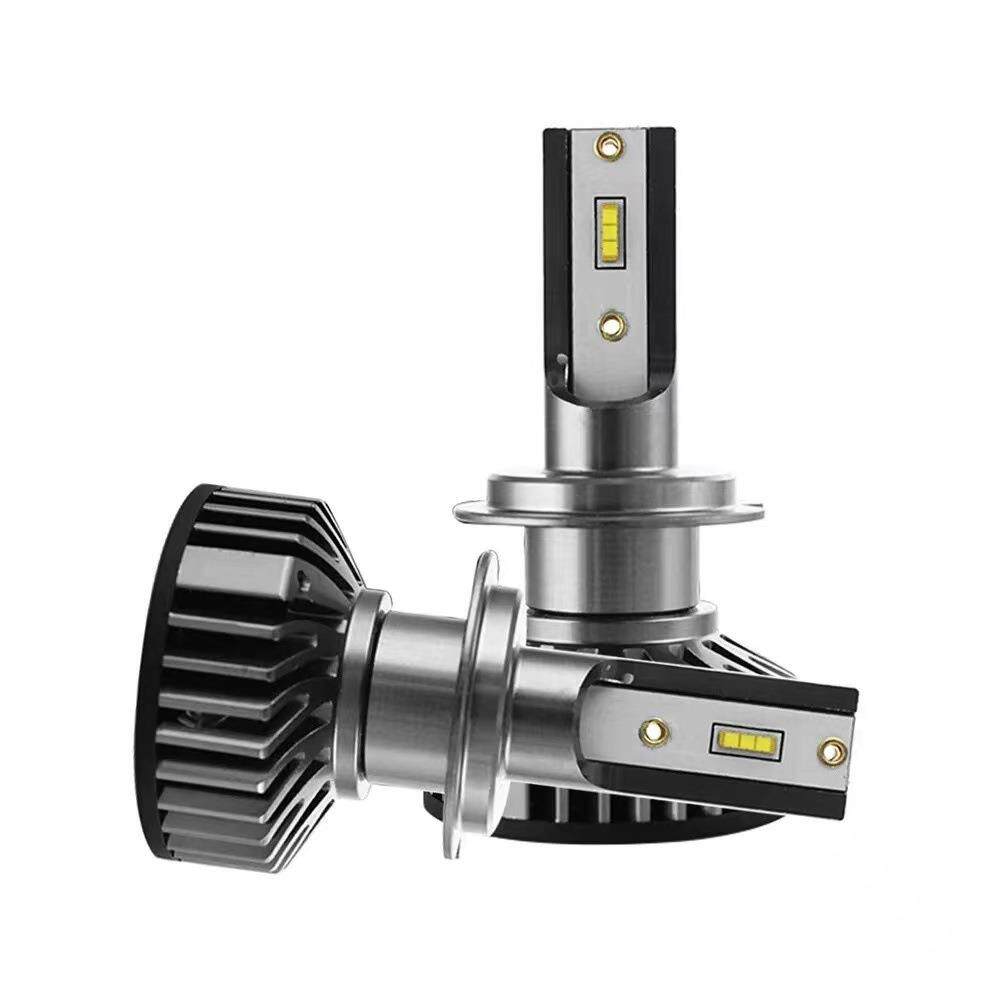 货车led大灯超亮38W射灯三色款H7H4改装远光灯黄光24V汽车灯配件