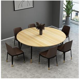 N5桌折桌圆台面济经简约型叠y0610圆桌面圆形圆白色轻奢简单经济