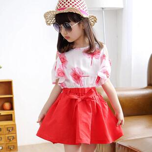 Piece Girls Summer Clothing shirt Dress Skirt