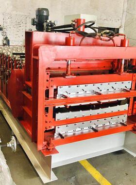 全自动840/900压瓦机双层三层彩钢瓦成型设备数控冷弯机
