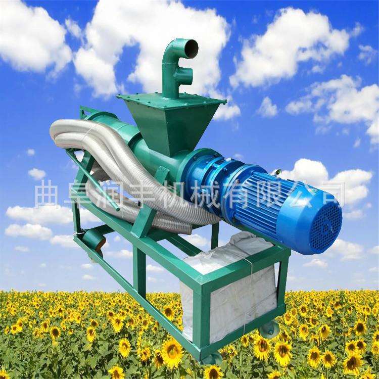 养猪场猪粪分离机 效果好的干湿分离机 400型螺旋猪粪分离机