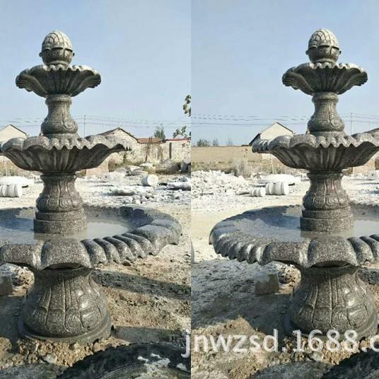 庭院水池石雕哪里卖 单位大理石轮多少钱 别墅花岗岩水池图片