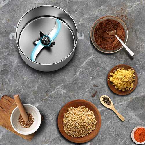 DAMAI手提式150g小型超细粉碎机不锈钢家用研磨机五谷杂粮磨粉机