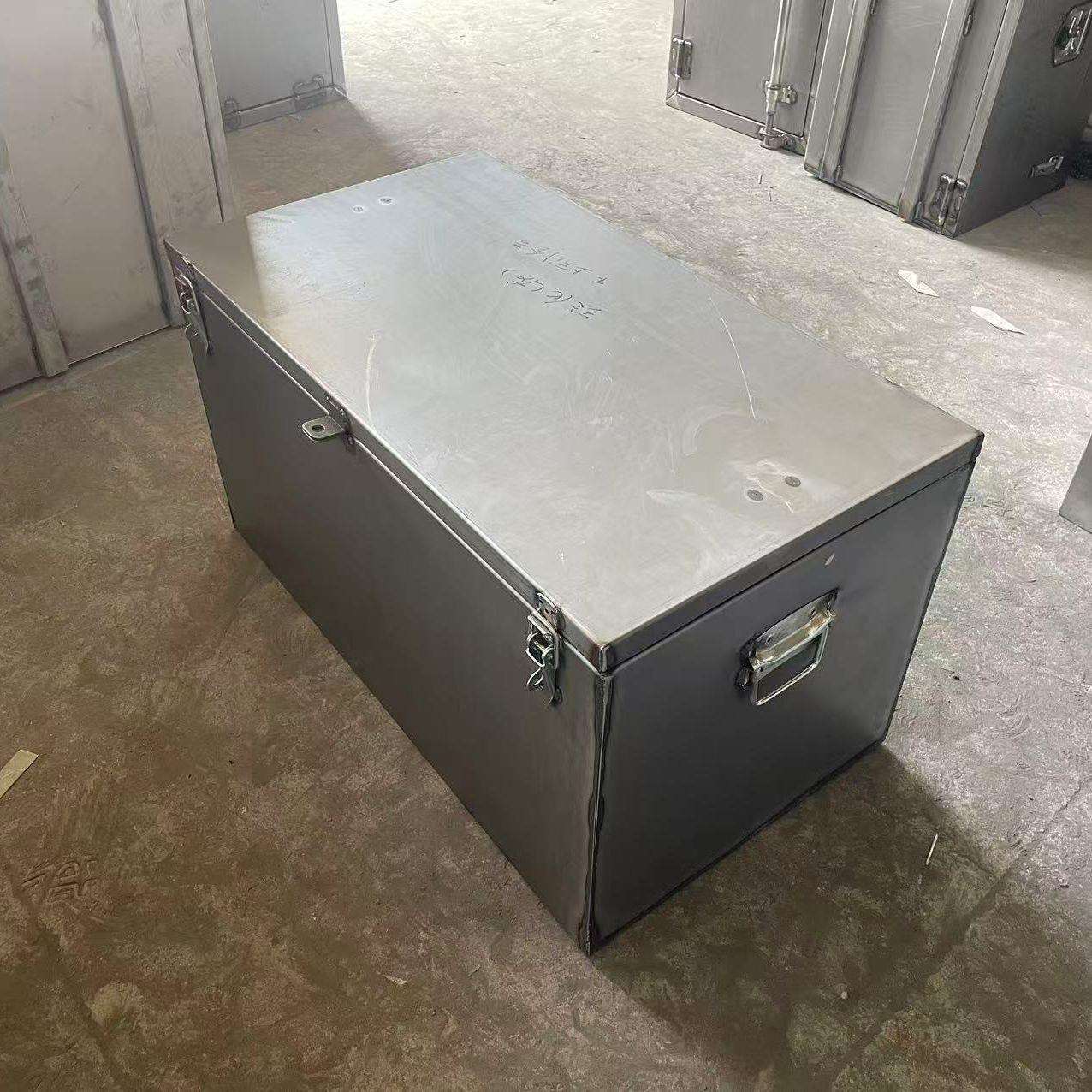 皮卡工具箱上开门铁工具箱工地工具箱双排工具箱镀锌工具箱铁箱子