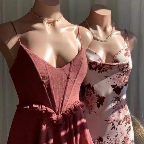 服装店模特展示架女装模特人形衣架半身全身模特人台肤色模特