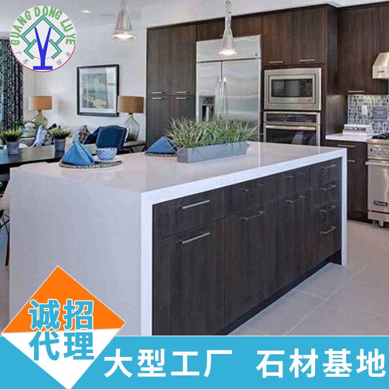 诚招外贸合作公司欧美单石英石吧台台面板橱柜墙面板地板供应厂家